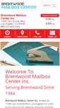 Mobile Screenshot of brentwoodmailbox.com